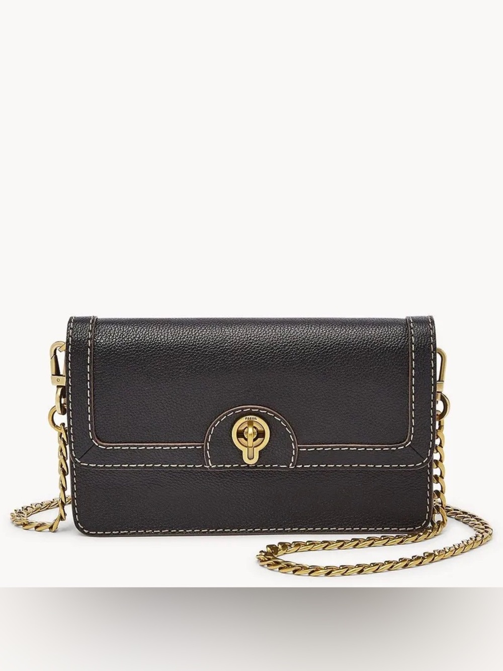 Fossil Ainsley Genuine Leather Wallet Crossbody